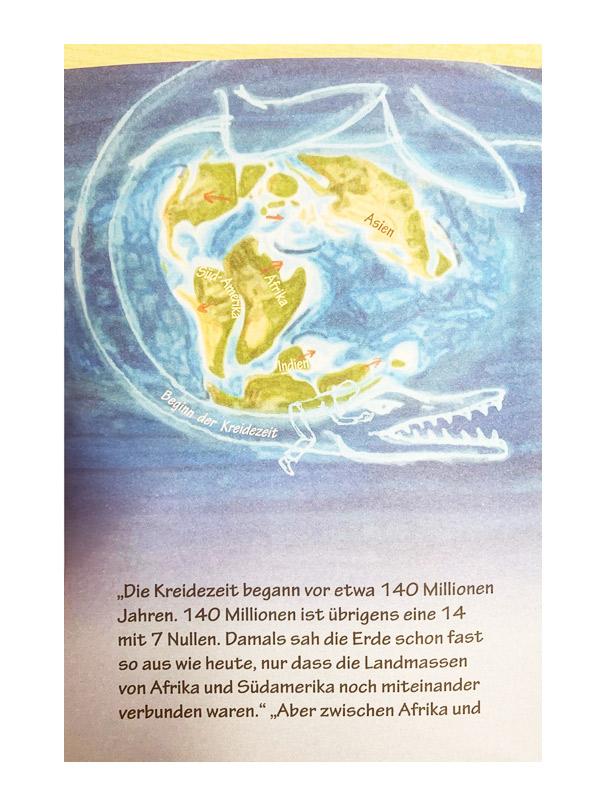 Sachbuch für Kinder über Urzeit und Kreidezeit in Sachsen